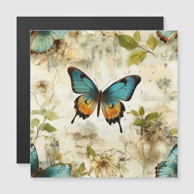 Färgämnen och blommor av Vintage (1) (Fram/baksida)