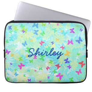 Färgämnen och Daisy av Shirley Taylor Laptop Fodral