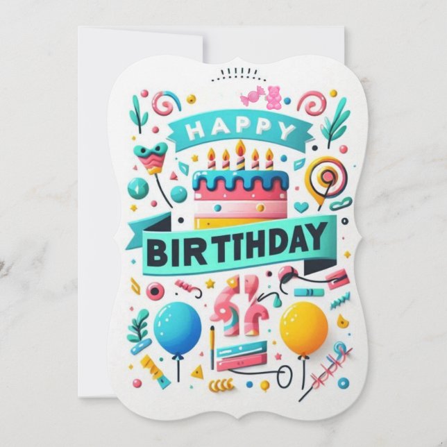 Färgämnen och gåvor från Grattis på födelsedagen (Framsida)