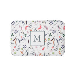 Färgämnen och Löv Badrumsmatta