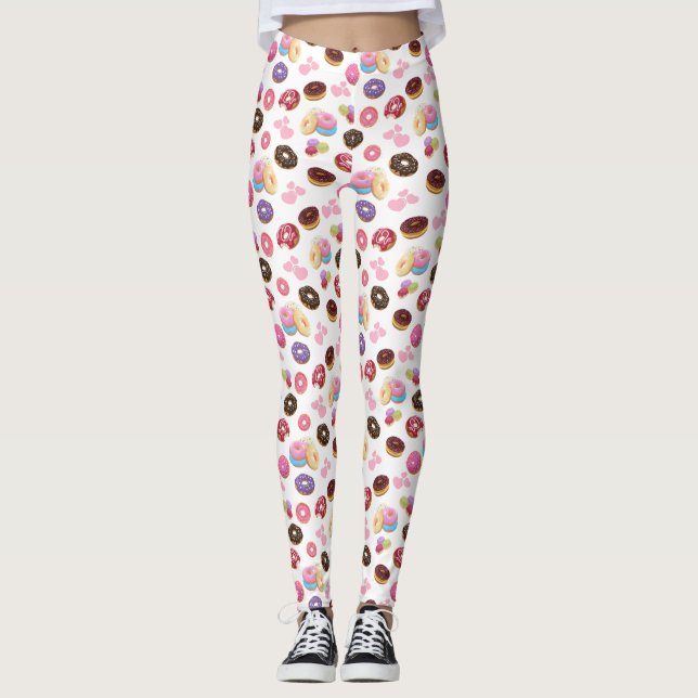 Färgämnen och smakfulla donötter och öron leggings (Framsida)