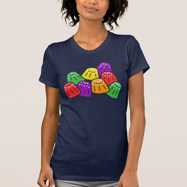 Färgämnen och sötade moderna Gumpips Candy Graphic T Shirt (Framsida)