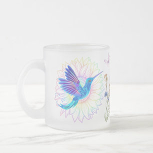 Färgämnen Solrosslungor Hummingbird Frostad Glasmugg