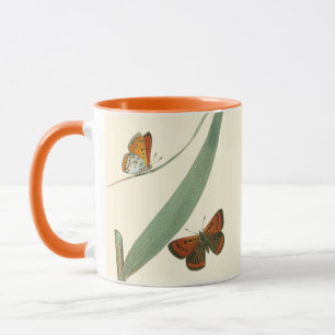 Färgämnen som blommar runt en Löv Mugg