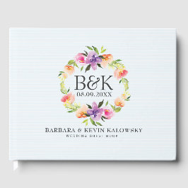 Färgämnen Vattenfärger Blommor Bröllop Wandeans Gästböcker