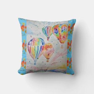 Färgämnen Vattenfärgsfärgskudde Barn Cushion Kudde