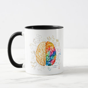 Färgämnen - vetenskap och konst - neurovetenskap N Mugg