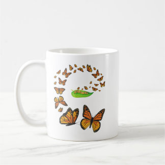 Färgämnesamorfos - Butterfly Älskare Butterfli Kaffemugg
