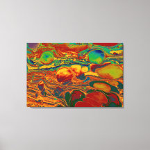 Färgämnet Abstrakt Oil Paint Mönster Art