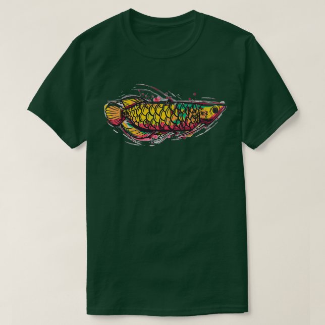 Färgämnet akvarium t shirt (Design framsida)