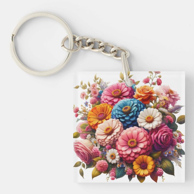 Färgämnet Blommigt/Vår Zinnia/Ro (Framsidan)