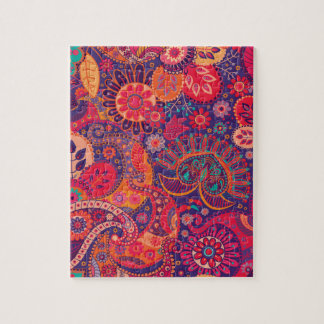 Färgämnet bohemian Boho MOD Hippy Chic Mönster Pussel