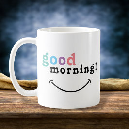 Färgämnet Bra Morgontypografi kaffe Mugg