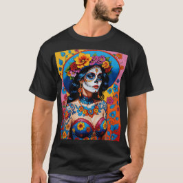 Färgämnet Day of the dead Sugar Skull Tee