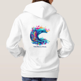 Färgämnet delfin Stänk-Fisherman Core- T Shirt