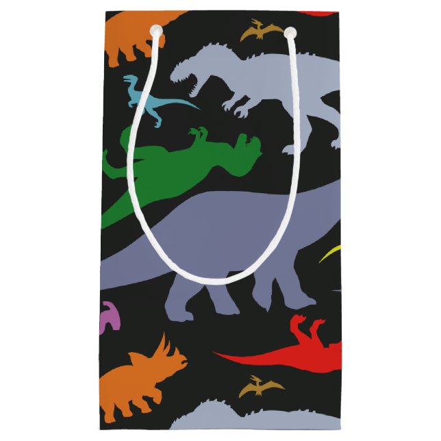 Färgämnet dinosauer Mönster (Mörk) (Framsidan)