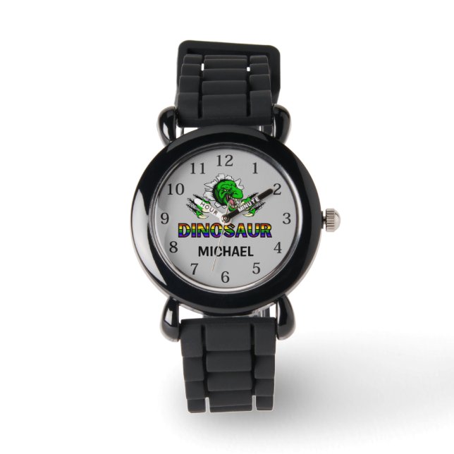 Färgämnet dinosaur T-Rex Kids Watch Armbandsur (Framsida)