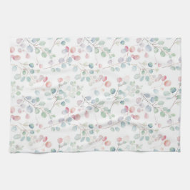 Färgämnet eukalyptus Foliage Kökshandduk