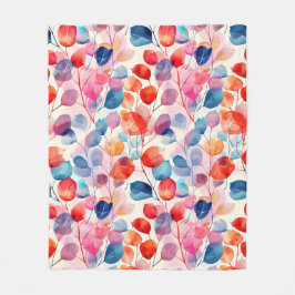 Färgämnet eukalyptus Löv Fleecefilt