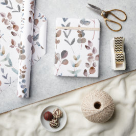 Färgämnet eukalyptus Vattenfärg Presentpapper