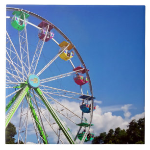 Färgämnet Ferris Wheel Kakelplatta