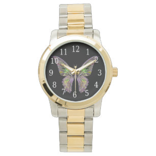 Färgämnet fjäril Watch Armbandsur
