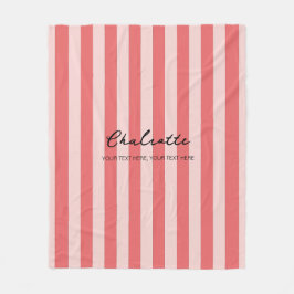 Färgämnet godis Rainbow Färg Block Modern Rand Fleecefilt