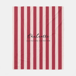 Färgämnet godis Rainbow Färg Block Modern Rand Fleecefilt