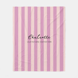 Färgämnet godis Rainbow Färg Block Modern Rand Fleecefilt