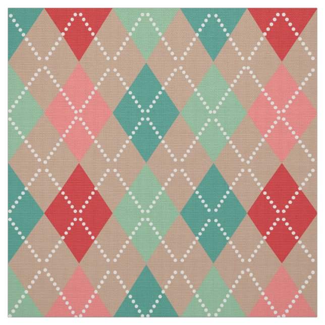Färgämnet harlequin Geometric Mönster 3 Tyg (Provkarta)