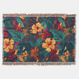 Färgämnet Hibiscus, Blommigt för Grönt av Gultens  Filt