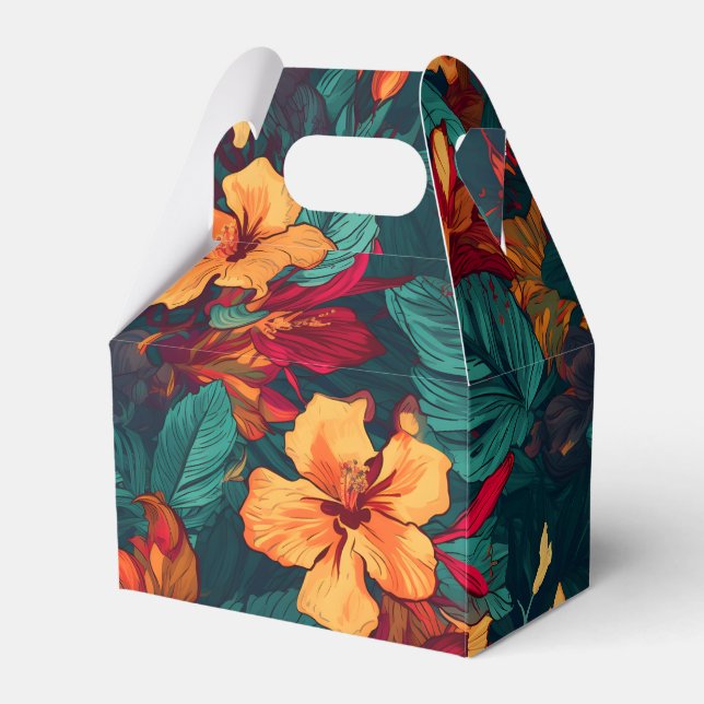 Färgämnet Hibiscus, Blommigt för Grönt av Gultens  Presentaskar (Framsidan Sidan)