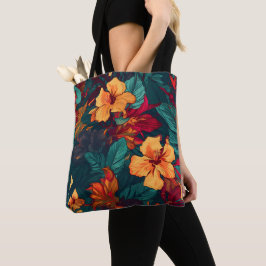 Färgämnet Hibiscus, Blommigt för Grönt av Gultens  Tygkasse