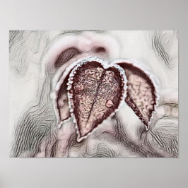 Färgämnet Höst löv med höst färger teckning Poster