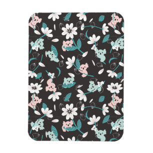 Färgämnet Koala Mönster Cute Animal and Blommigt Magnet