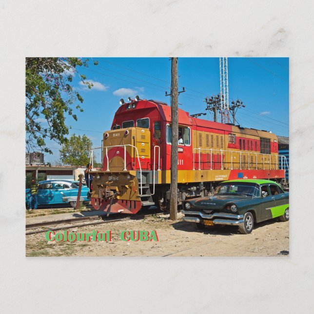 Färgämnet kuba vykort (Framsida)
