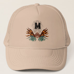 Färgämnet lionfiskmonogram keps