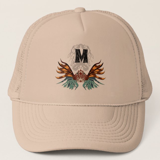 Färgämnet lionfiskmonogram keps (Framsida)