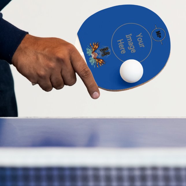 Färgämnet lionfiskmonogram pingisracket (Insitu)