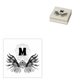 Färgämnet lionfiskmonogram stämpel