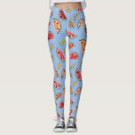 Färgämnet Modern Watermelon Mönster Leggings<br><div class="desc">Färgfulla moderna vattenmeloner med mönster.</div>
