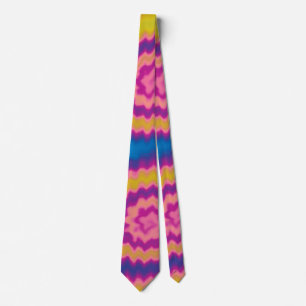 Färgämnet mönster slips funky retro tike dye tie