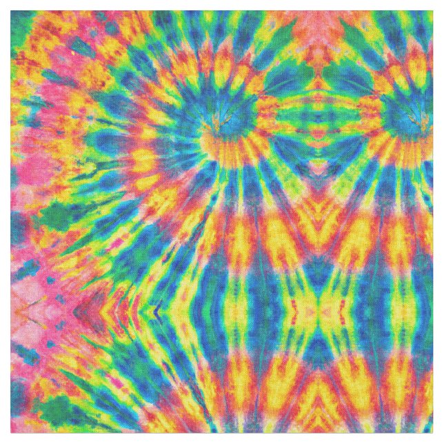 Färgämnet Mönster Tie-dye Hippie Tyg (Närbild)