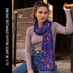 Färgämnet party Firande i konfetti Blue Chiffon Sjal<br><div class="desc">Party Firande färgad konfetti Blå bakgrund Chiffon Scarf. Anpassa den med teckningen. Redigera den om du vill ändra bakgrunden till färgaden. För alla tillfälle,  nyårsdagen,  4 juli,  jul,  Mors dag,  födelsedag,  en gåva till dig eller någon speciell.</div>