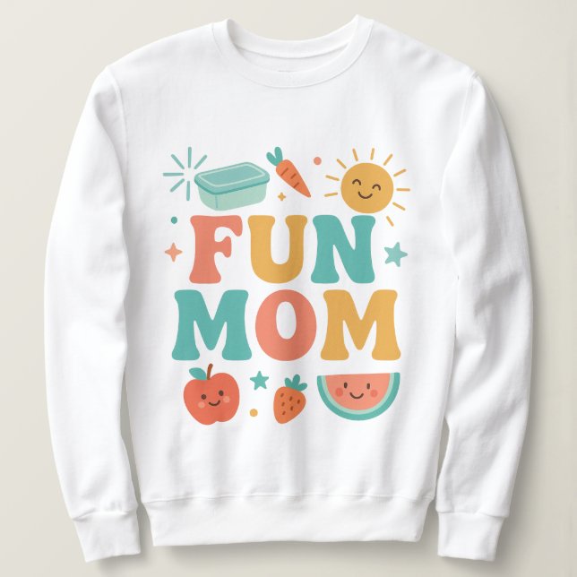 Färgämnet Retro Roligt Mamma Cute Fruit Sunshine T T Shirt (Design framsida)