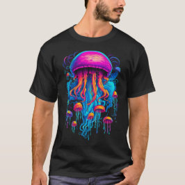 Färgämnet Rhapsody: Jellyfish in Cosmic Harmony T Shirt