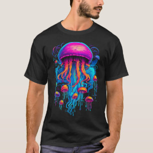 Färgämnet Rhapsody: Jellyfish in Cosmic Harmony T Shirt
