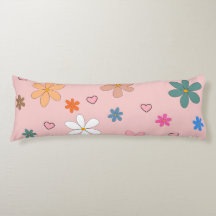 Färgämnet Rosa Färgfärgat blomsterhjärta Y2K Mönst