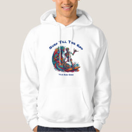 Färgämnet Skeleton Surfer Hoodie