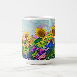 Färgämnet solrosart Mugg Kopp